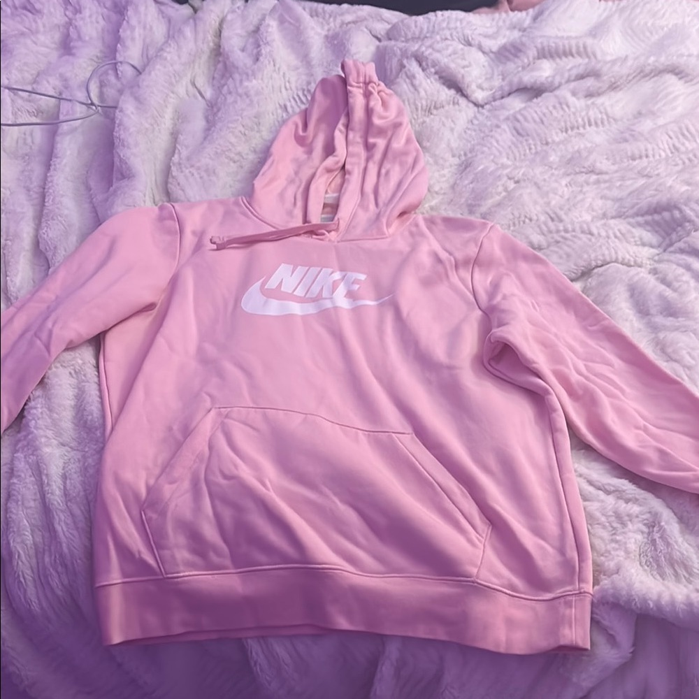 Nike Light Pink Pullover Hoodie - Picture 1 of 1